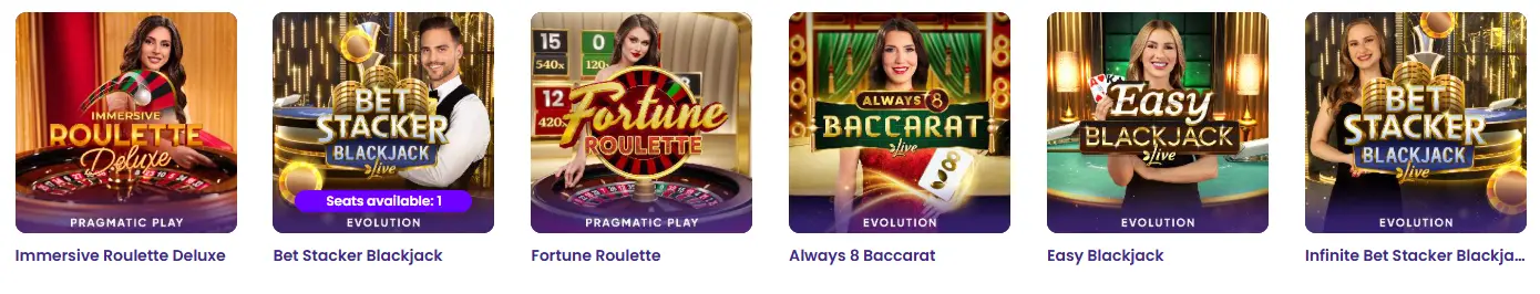 Live Casino New WILDZ CASINO